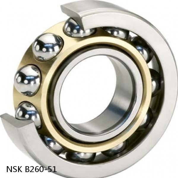 B260-51 NSK Angular contact ball bearing #1 small image