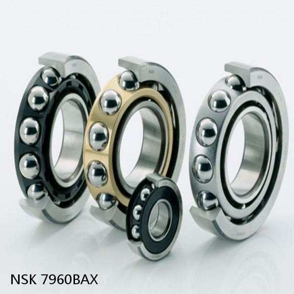 7960BAX NSK Angular contact ball bearing #1 small image