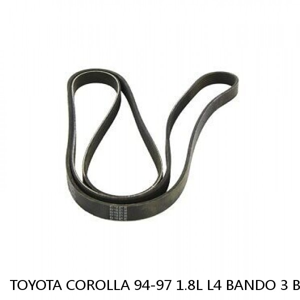 TOYOTA COROLLA 94-97 1.8L L4 BANDO 3 BELTS KIT W.PUMP & P.ST/ ALTER & W.PU / A.C #1 small image