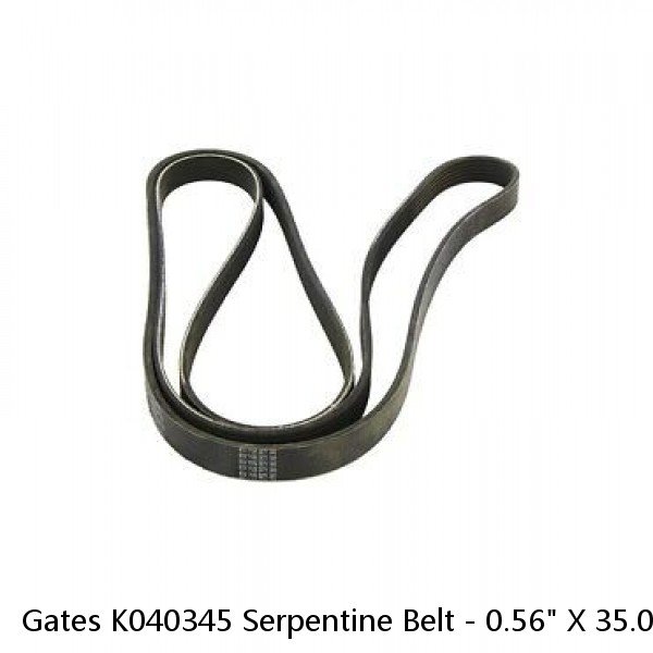 Gates K040345 Serpentine Belt - 0.56" X 35.00" - 4 Ribs #1 small image