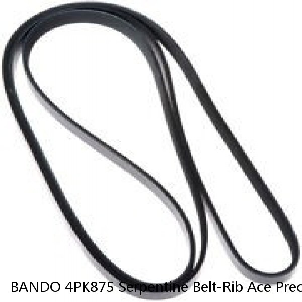 BANDO 4PK875 Serpentine Belt-Rib Ace Precision Engineered V-Ribbed Belt  #1 image