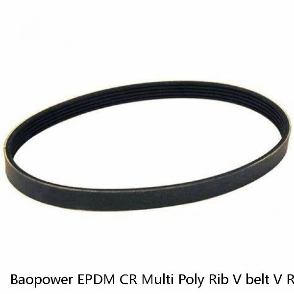 Baopower EPDM CR Multi Poly Rib V belt V Ribbed Automotive Ribbed V-Belts 3PK 4PK 5PK 6PK 7PK 8PK PH PJ PK PL PM DPJ DPK DPL #1 image